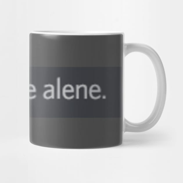 Du er ikke alene by HoneyPotTees